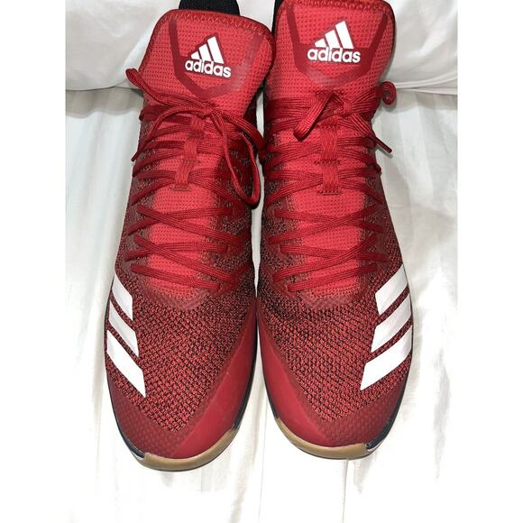 Adidas Performance Men's red Baseball Icon 4 Trainer size 13 CG5272 - Picture 2 of 8